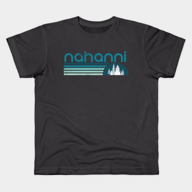 Nahanni national park vintage Kids T-Shirt by hardy 